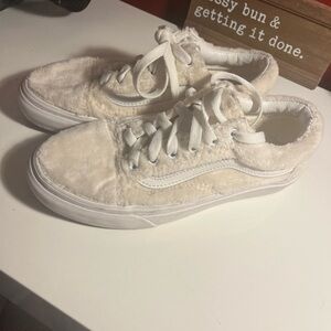 Vans Fuzzy Lace-Up Sneakers